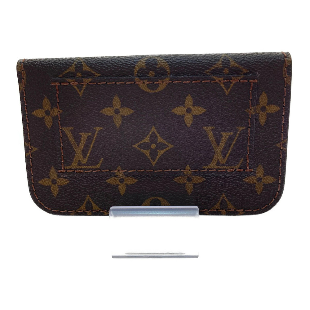 Louis Vuitton Pouch Ceinture Monogram Clutch Brown